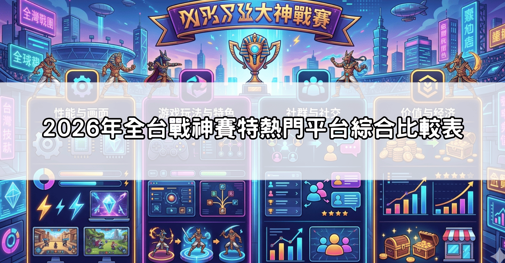 2026年全台戰神賽特熱門平台綜合比較表