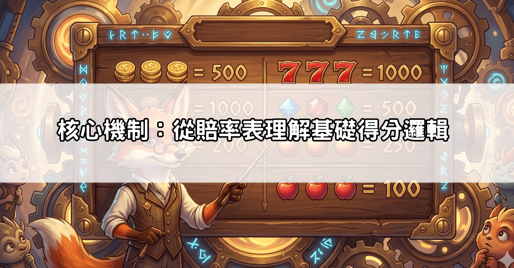 核心機制：從賠率表理解基礎得分邏輯